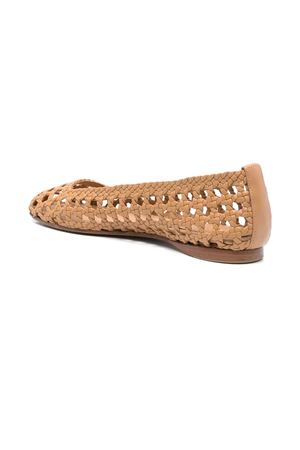 Shell Nappa Camel Ballet Flats PALOMA BARCELO | SHELL38